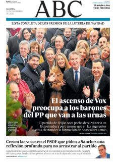 EL ASCENSO DE VOX PREOCUPA A LOS BARONES DEL PP QUE VAN A LAS URNAS