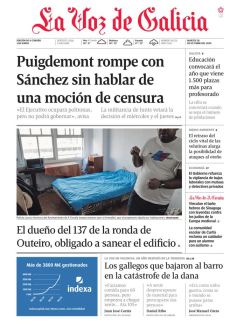 EL DUEÑO DEL 137 DE LA RONDA DE OUTEIRO, OBLIGADO A SANEAR EL EDIFICIO