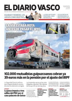 LA VÍA ESTABA ROTA ANTES DE PASAR EL IRYO