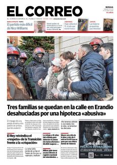 TRES FAMILIAS SE QUEDAN EN LA CALLE EN ERANDIO DESAHUCIADAS POR UNA HIPOTECA «ABUSIVA»