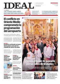 «TENÉIS EL HONOR DE PASEARLO POR LAS CALLES DE GRANADA»