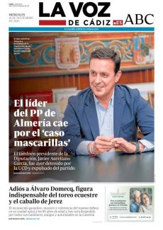 EL LÍDER DEL PP DE ALMERÍA CAE POR EL ‘CASO MASCARILLAS’