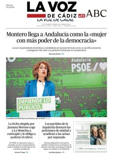MONTERO LLEGA A ANDALUCÍA COMO LA «MUJER CON MÁS PODER DE LA DEMOCRACIA»