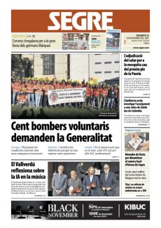 CENT BOMBERS VOLUNTARIS DEMANDEN LA GENERALITAT