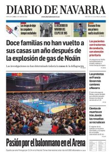 DOCE FAMILIAS NO HAN VUELTO A SUS CASAS UN AÑO DESPUÉS DE LA EXPLOSIÓN DE GAS DE NOÁIN