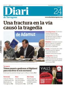 UNA FRACTURA EN LA VÍA CAUSÓ LA TRAGEDIA