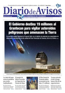 EL GOBIERNO DESTINA 19 MILLONES AL GRANTECAN PARA VIGILAR ASTEROIDES PELIGROSOS QUE AMENACEN LA TIERRA