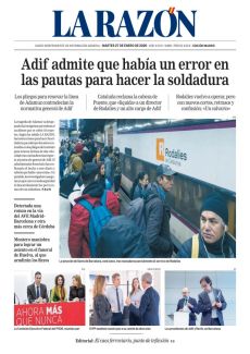 ADIF ADMITE QUE HABÍA UN ERROR EN LAS PAUTAS PARA HACER LA SOLDADURA