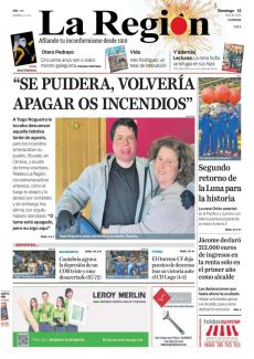 “SE PUIDERA, VOLVERÍA APAGAR OS INCENDIOS”