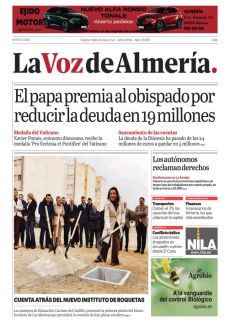 EL PAPA PREMIA AL OBISPADO POR REDUCIR LA DEUDA EN 19 MILLONES