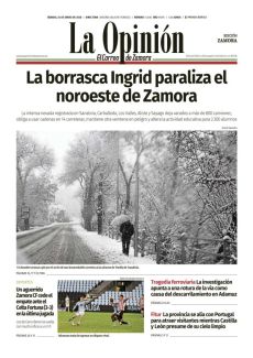 LA BORRASCA INGRID PARALIZA EL NOROESTE DE ZAMORA